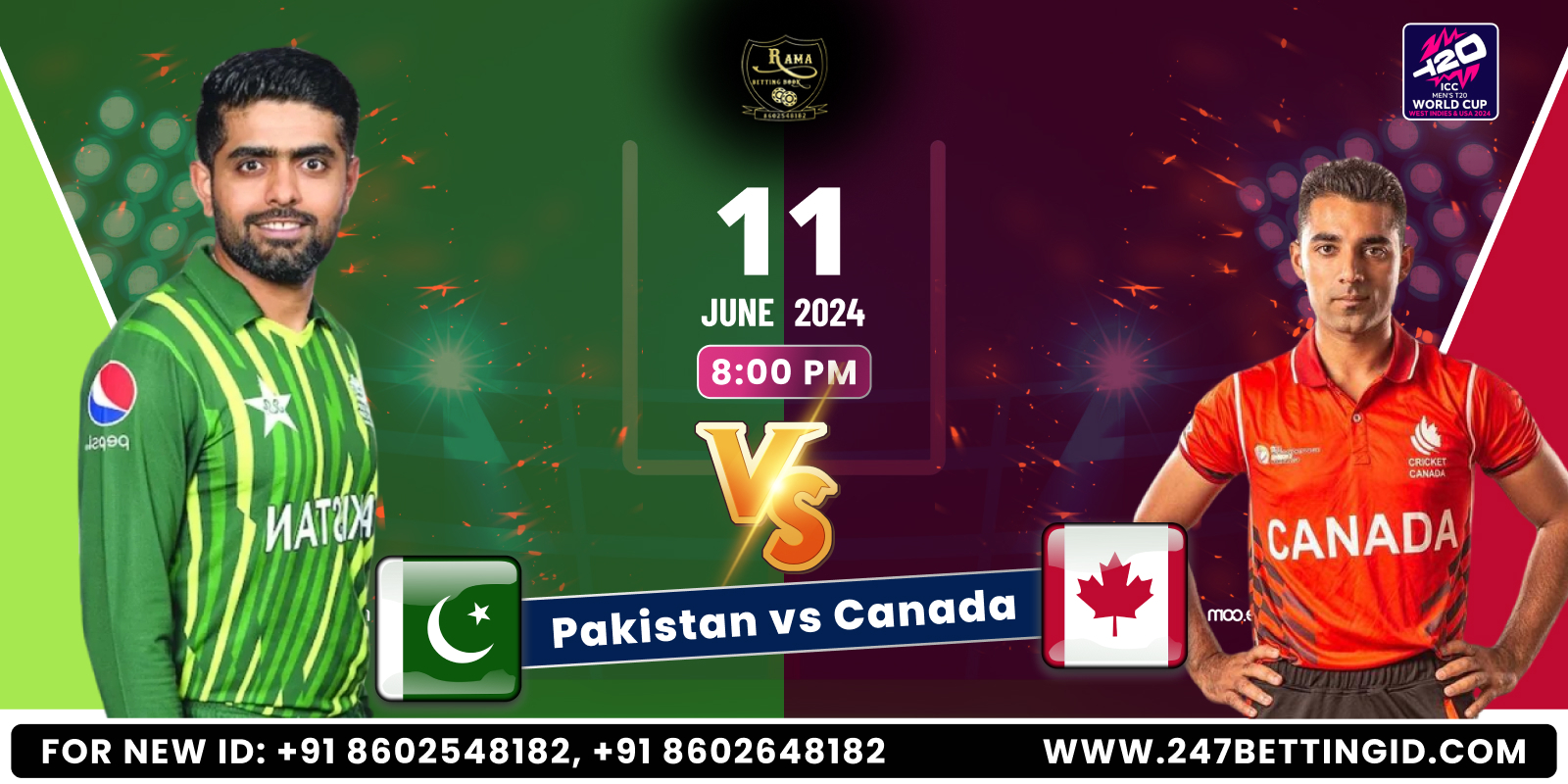 Today’s Match Prediction: Pakistan vs Canada in the T20 World Cup