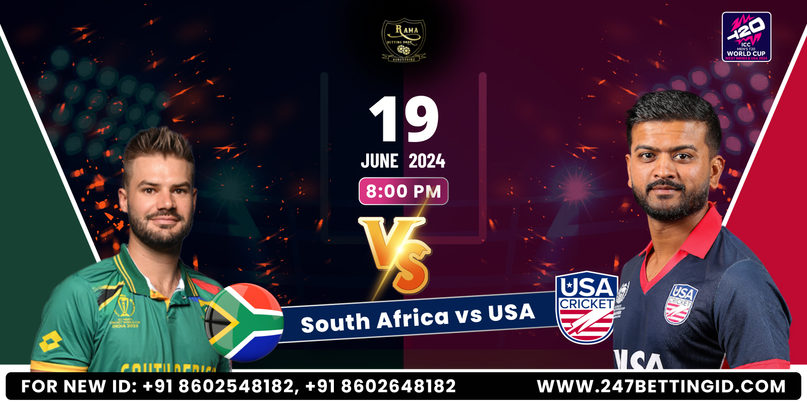 USA vs South Africa: T20 World Cup – Today’s Match Prediction and Information
